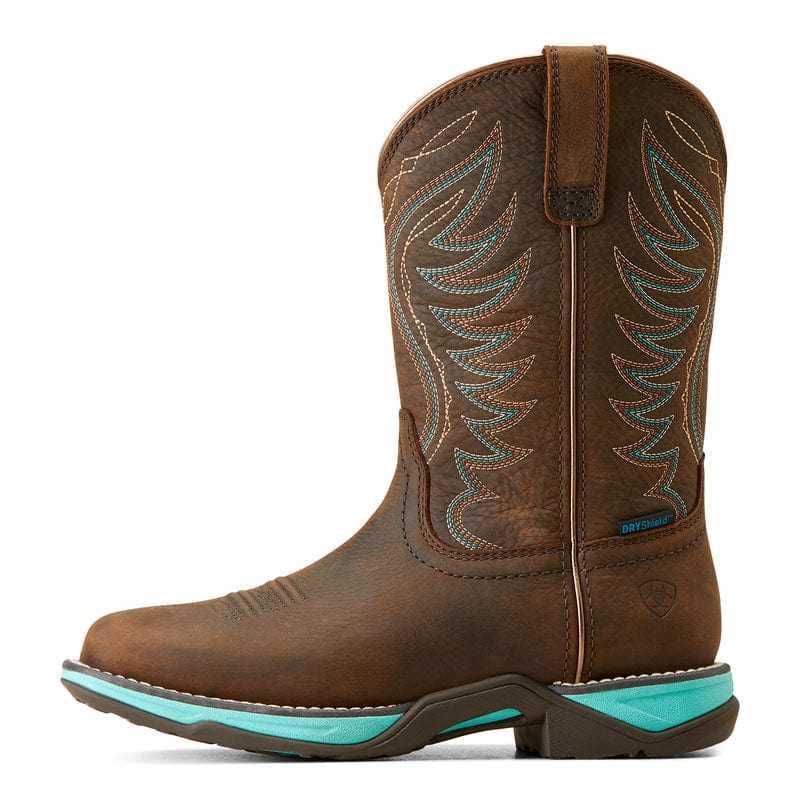 Ariat Women's Anthem Dark Roast Waterproof Square Toe Western Boot 10046862 - Image 5