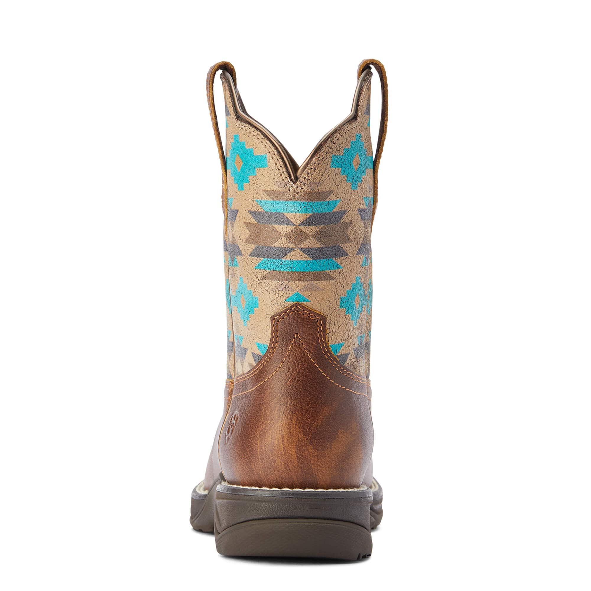 Ariat Women's Anthem Shortie Savanna Dry Taupe Western Boots 10042576 - Image 3