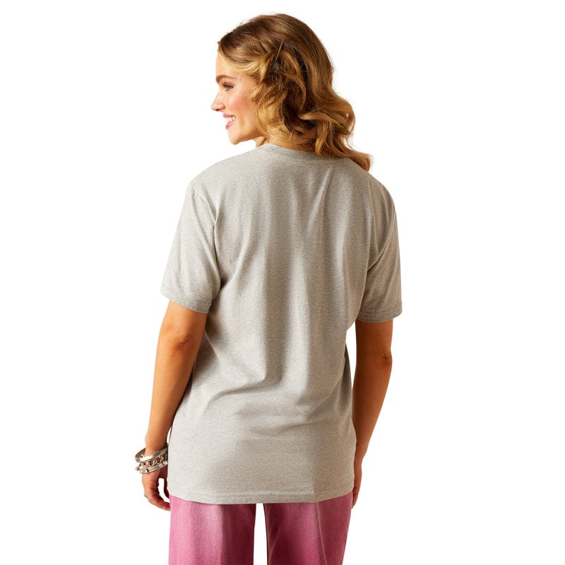 Ariat Women's Arrowhead Heather Grey Short Sleeve Graphic T-Shirt 10048641 - Image 3