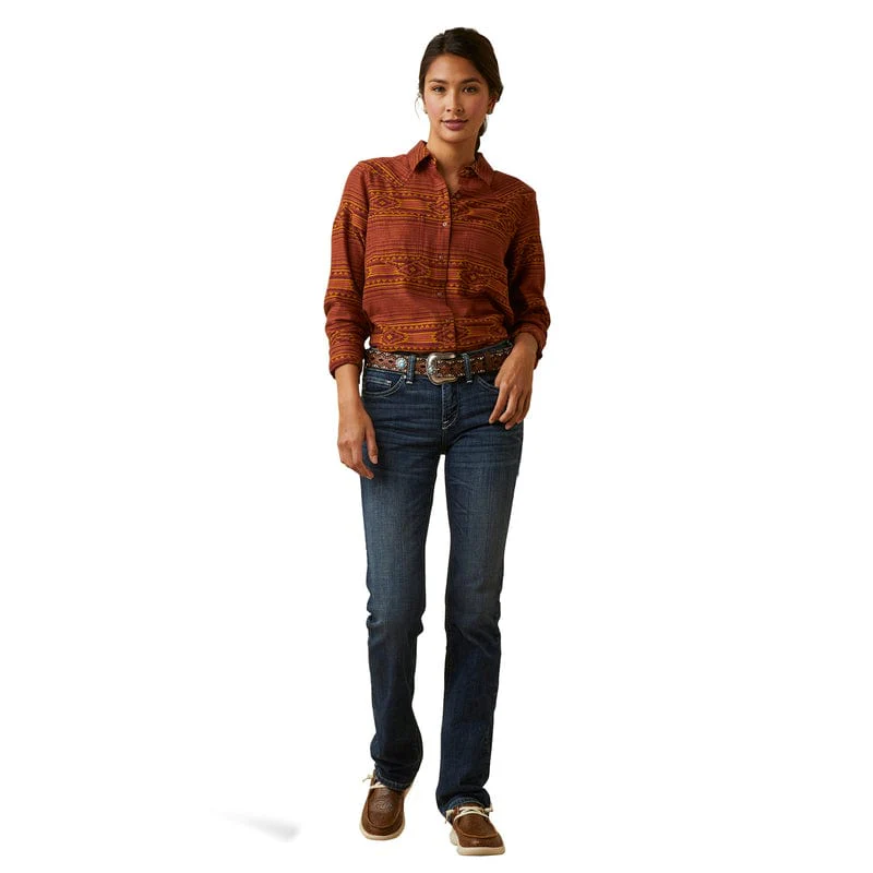 Ariat Women's Billie Jean Canyon Long Sleeve Button Down Shirt 10046042 - Image 7