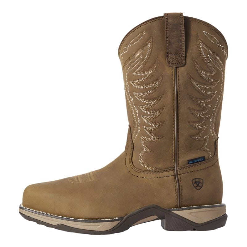 Ariat Women's Distressed Brown Anthem Waterproof Comp Toe Work Boot 10031664 - Image 2