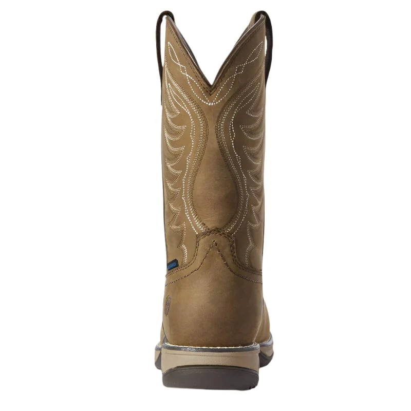 Ariat Women's Distressed Brown Anthem Waterproof Comp Toe Work Boot 10031664 - Image 5