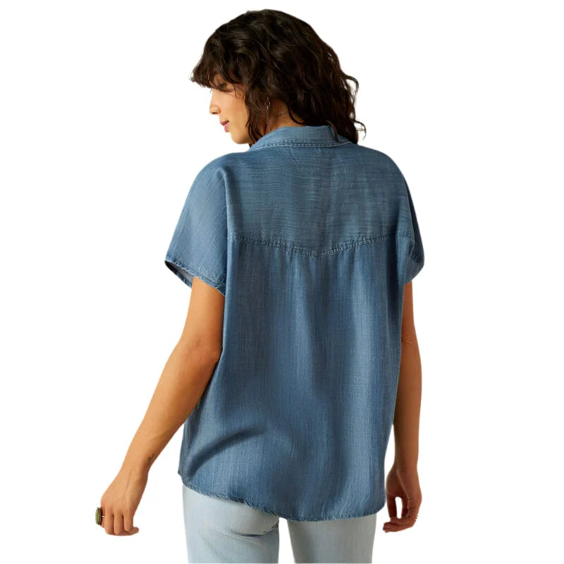 Ariat Women's Chambray Vacation Shirt 10058777 - Image 2