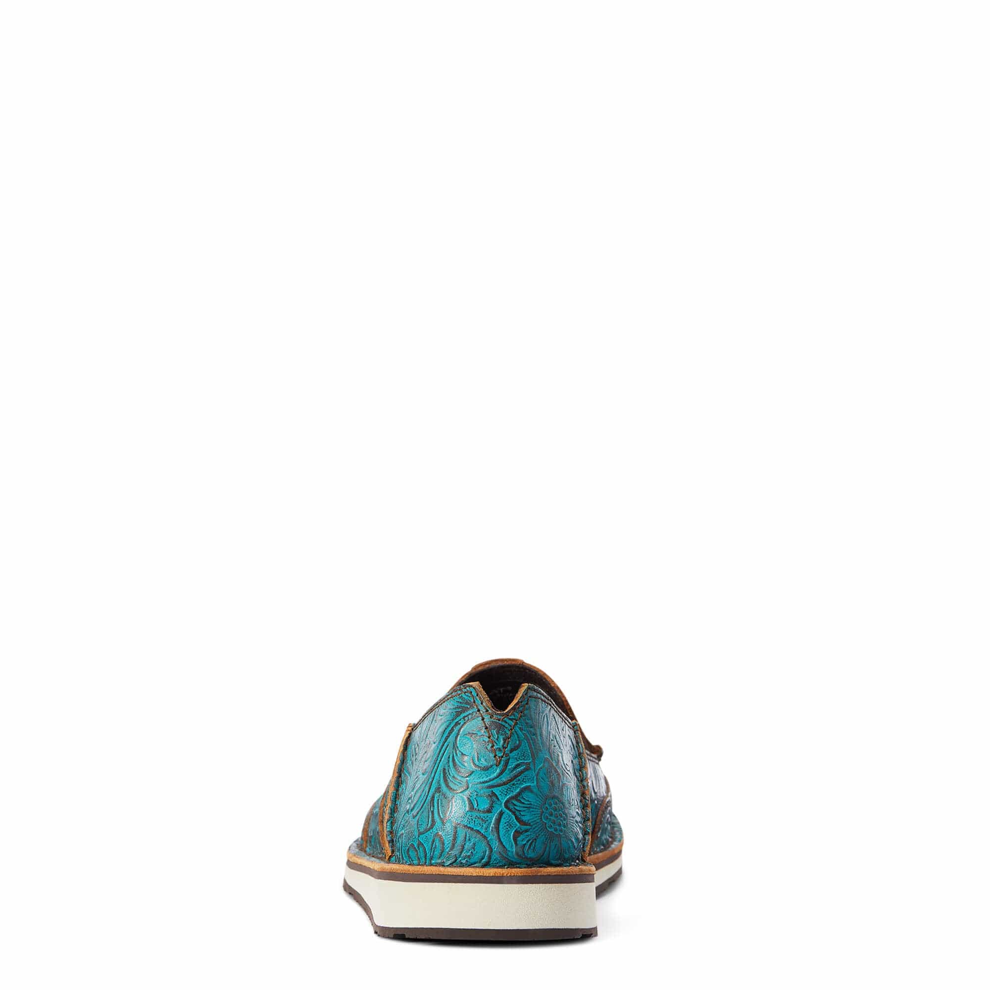 Ariat Women's Cruiser Brushed Turquoise Floral Embossed Shoes 10042526 - Image 3