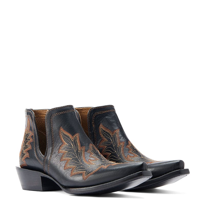 Ariat Women's Dixon Bohemian Black Low Heel Western Booties 10044503 - Image 6