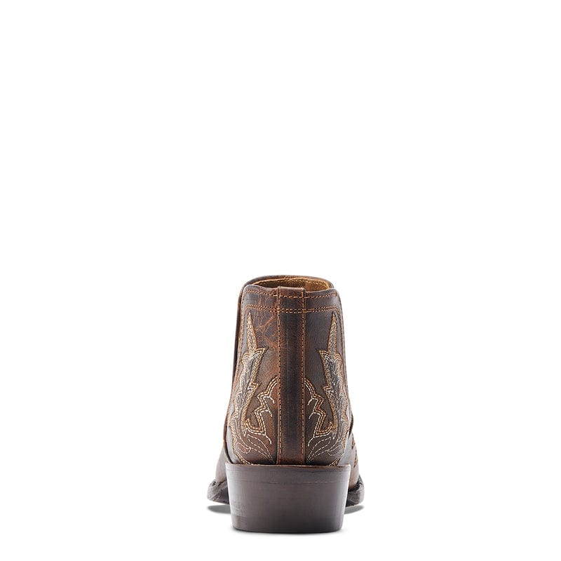 Ariat Women's Dixon Rhino Tan Low Heel Western Booties 10044502 - Image 5