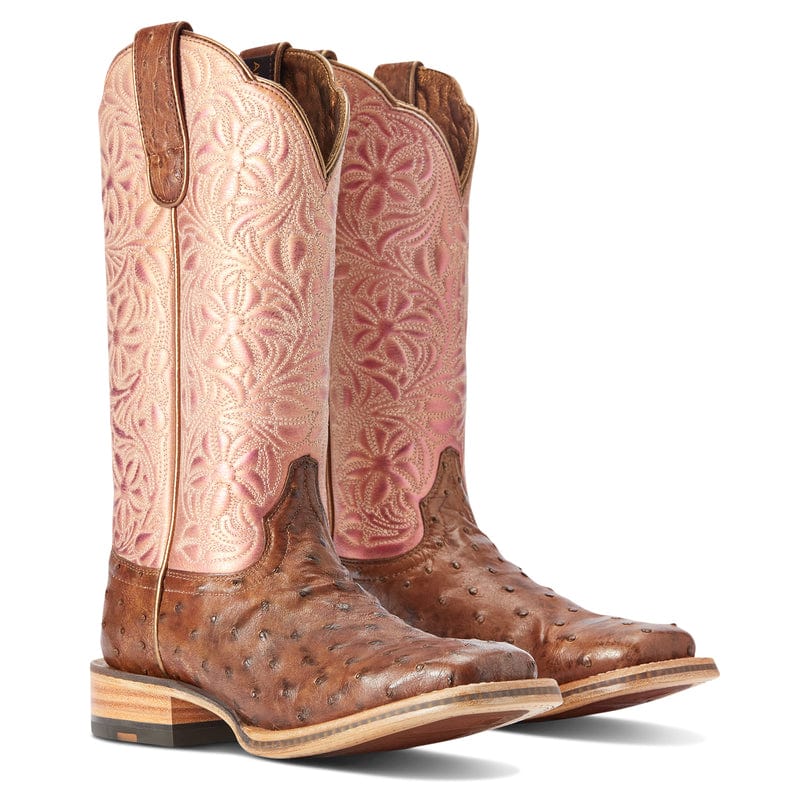 Ariat Women's Donatella Distressed Chocolate Square Toe Western Boots 10042383 - Image 6