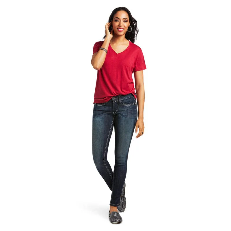 Ariat Women's Element Red Bud Short Sleeve T-Shirt 10039421 - Image 5