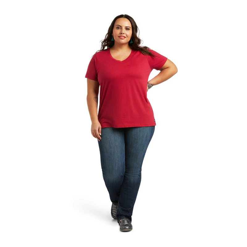 Ariat Women's Element Red Bud Short Sleeve T-Shirt 10039421 - Image 6