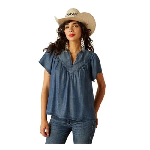 Ariat Women's Emma Medium Denim Top 10055137