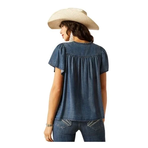 Ariat Women's Emma Medium Denim Top 10055137 - Image 2