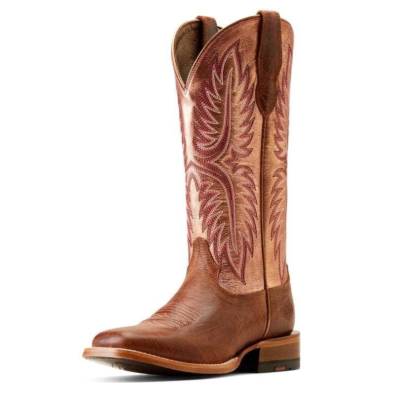 Ariat Women's Frontier Calamity Jane Bite The Dust Brown Square Toe Western Boots 10051024 - Image 2