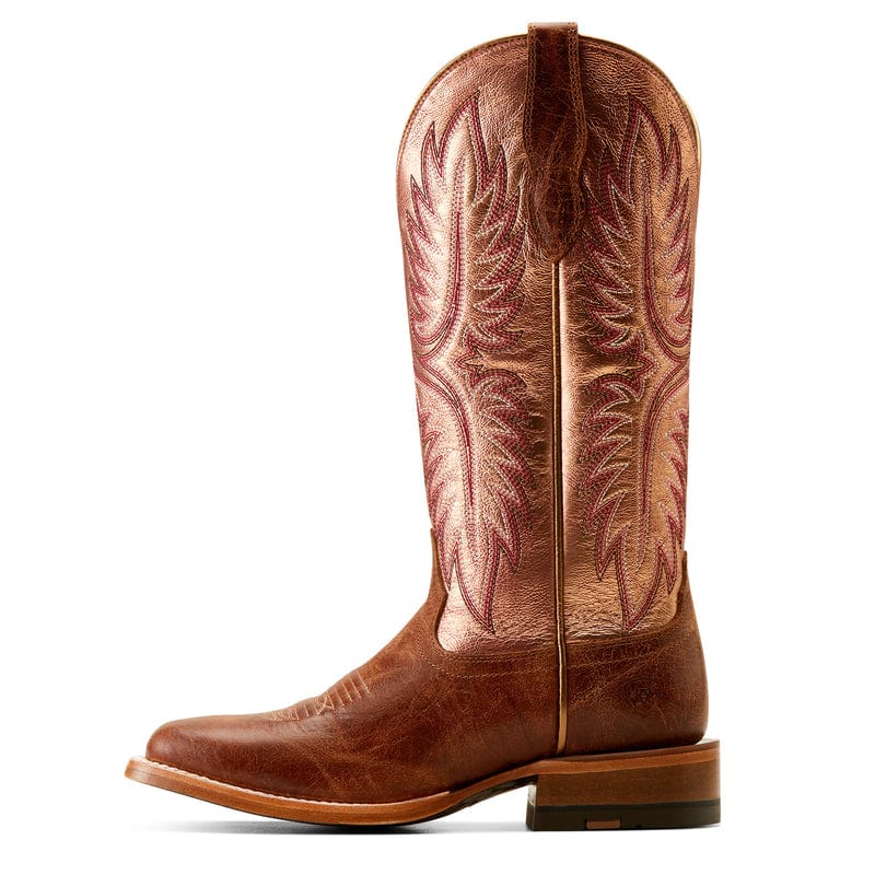 Ariat Women's Frontier Calamity Jane Bite The Dust Brown Square Toe Western Boots 10051024 - Image 3