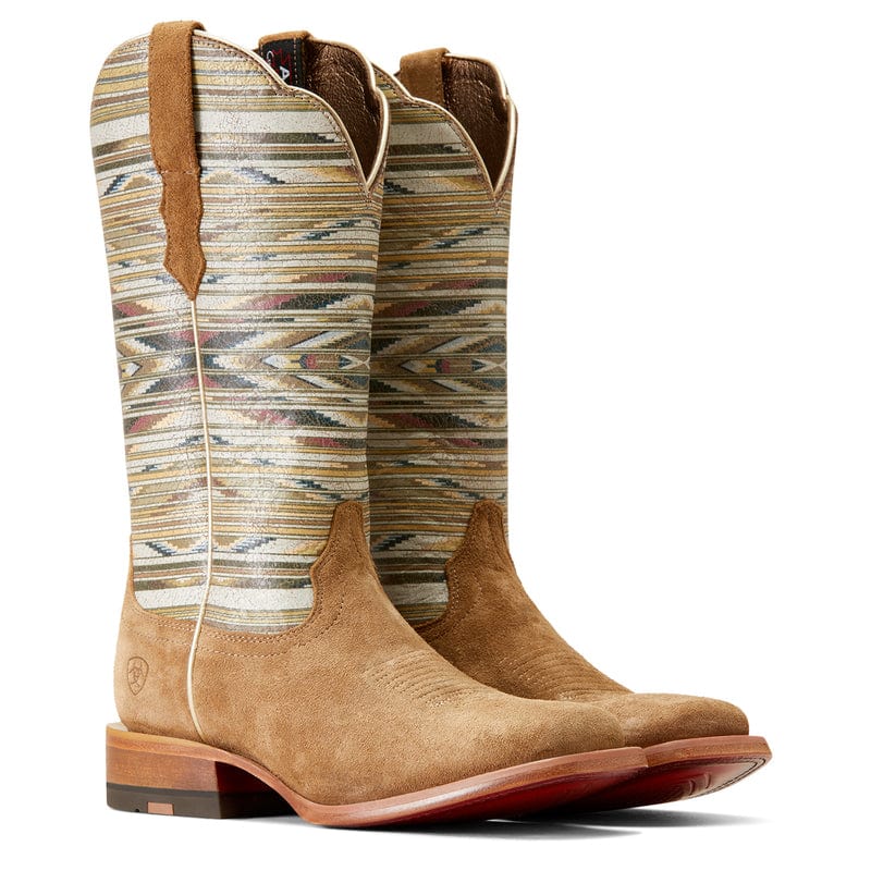 Ariat Women's Frontier Chimayo Dijon Roughout Square Toe Western Boots 10047051 - Image 8