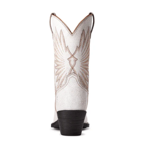 Ariat Women's Goldie Distressed White Western Booties 10033887 - Image 2