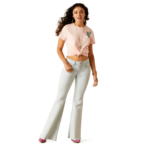 Ariat Women's Granger Blushing Rose Short Sleeve T-Shirt 10048645 - Image 5
