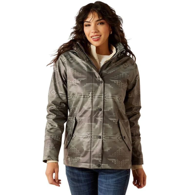 Ariat Women's Grey Dune Drizzle Rain Coat 10062807