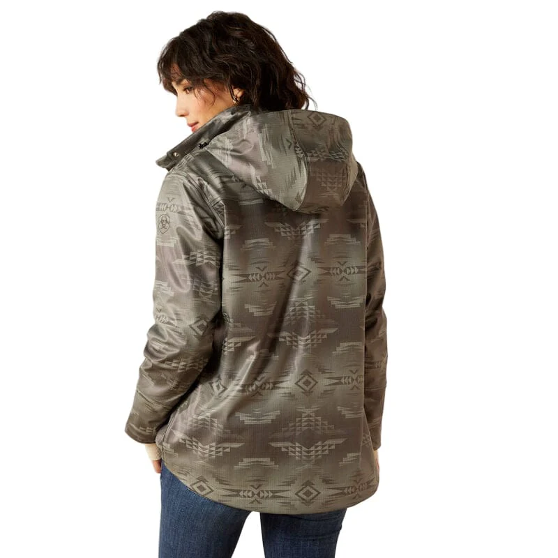 Ariat Women's Grey Dune Drizzle Rain Coat 10062807 - Image 2