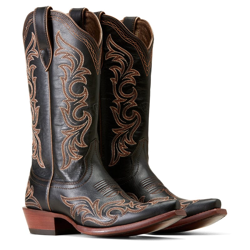 Ariat Women's Hazen Ancient Black Snip Toe Western Boots 10046895 - Image 7
