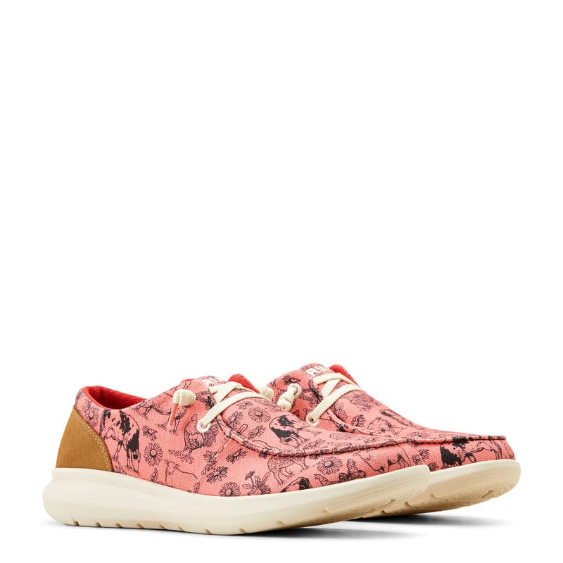Ariat Women's Hilo Coral Livestock Slip On Shoes 10050926 - Image 6