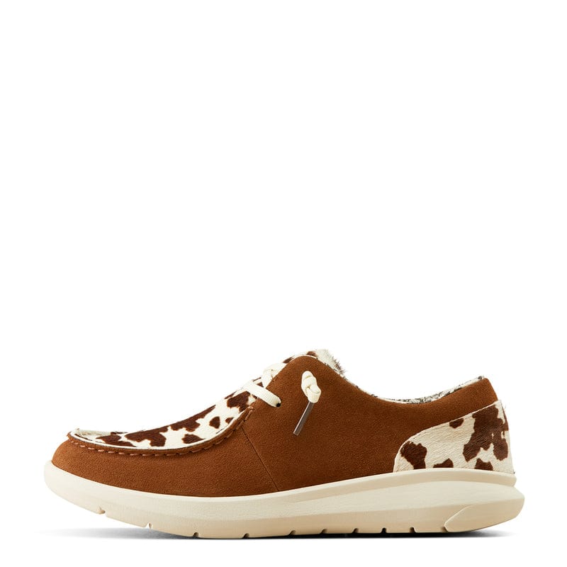 Ariat Women's Hilo Ginger Suede Cow Hair Slip On Shoes 10050973 - Image 3