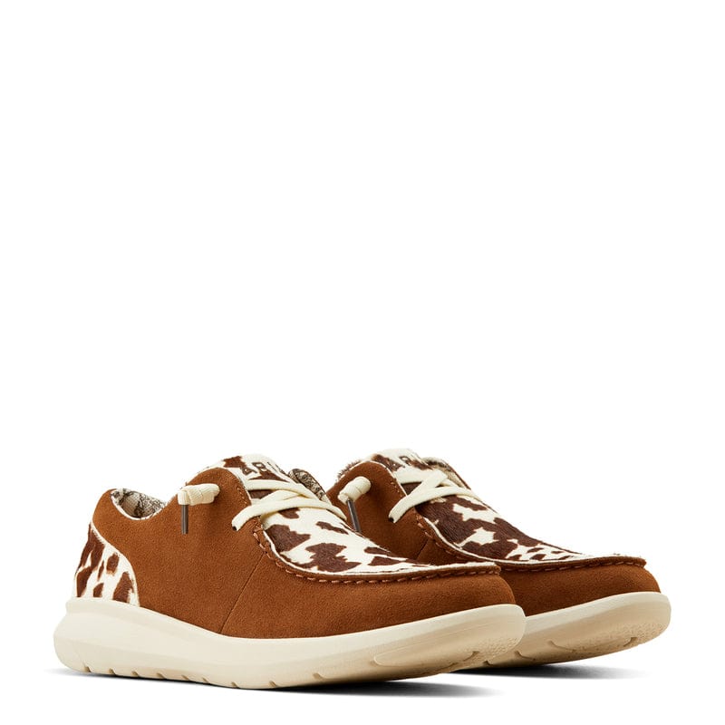 Ariat Women's Hilo Ginger Suede Cow Hair Slip On Shoes 10050973 - Image 5