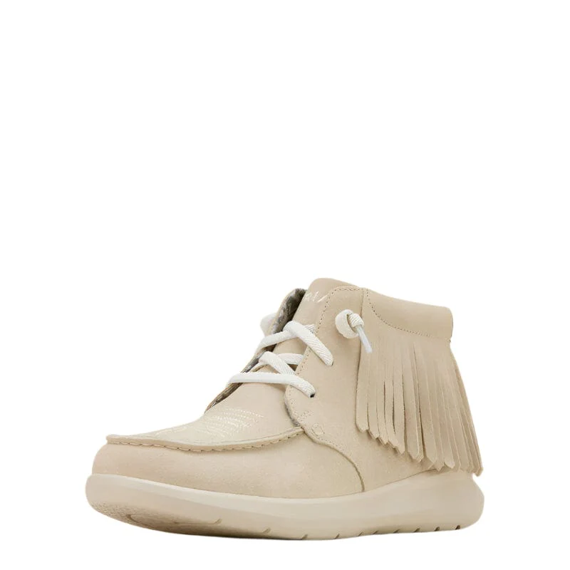 Ariat Women's Hilo High Top Sand Suede Fringe Shoe 10061167 - Image 2