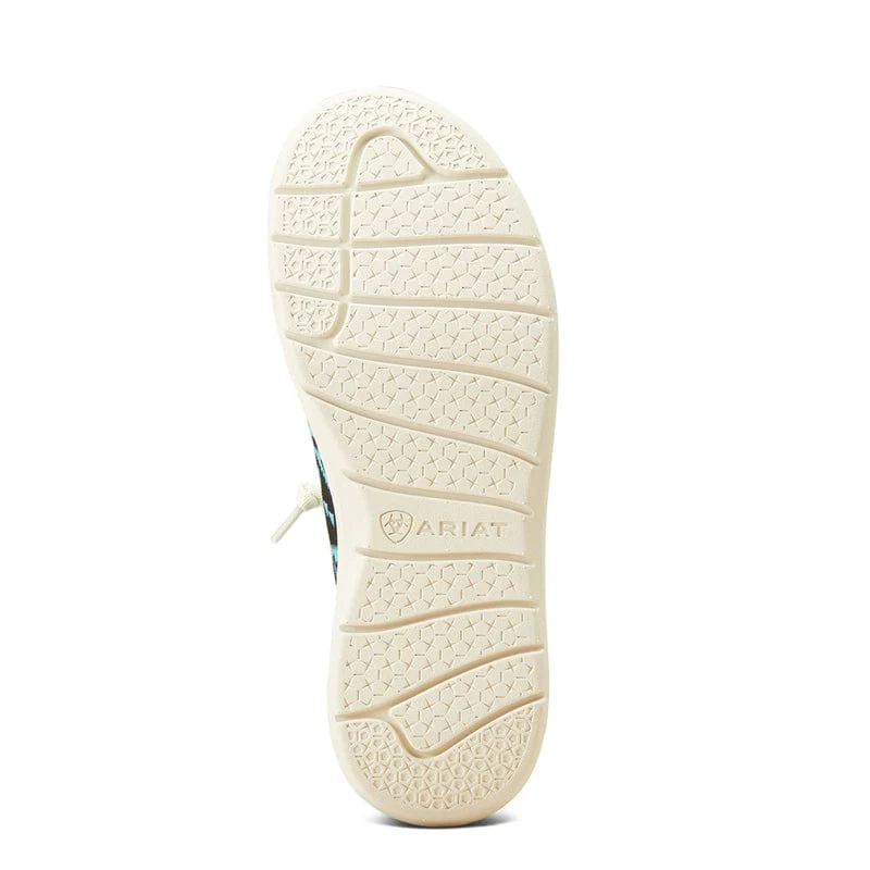 Ariat Women's Hilo Turqoise Saddle Blanket Stretch Lace Shoes 10047017 - Image 6