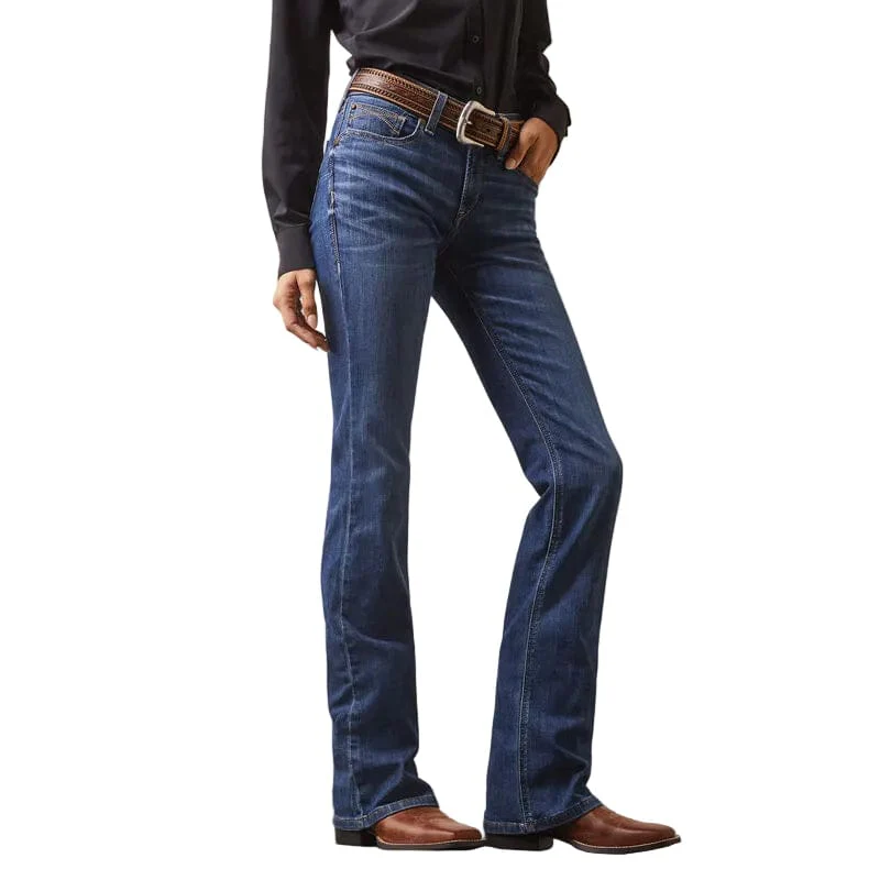 Ariat Women's Irvine R.E.A.L. Perfect Rise Leila Boot Cut Jeans 10043146