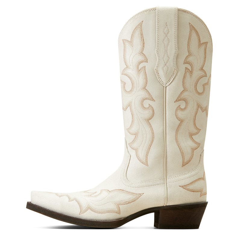 Ariat Women's Jennings Distresses Ivory Snip Toe Western Boot 10046996 - Image 3