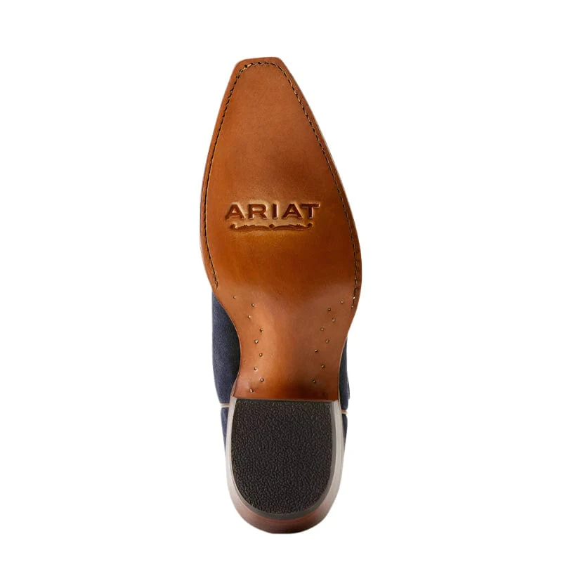 Ariat Women's Jukebox Blue Suede Western Boot 10053793 - Image 6