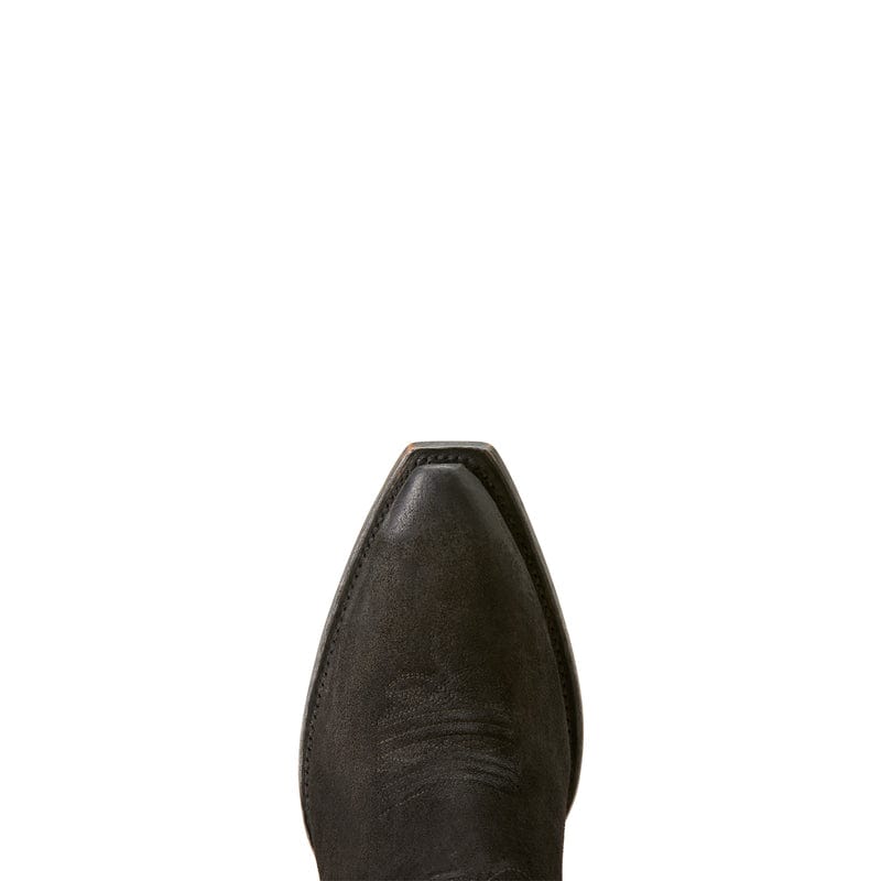 Ariat Women's Laramie Distressed Black Suede StretchFit Snip Toe Western Boot 10046988 - Image 4