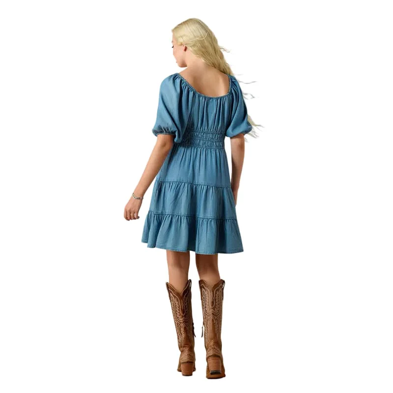 Ariat Women's Light Wash Indigo Juliet Dress 10071132 - Image 4