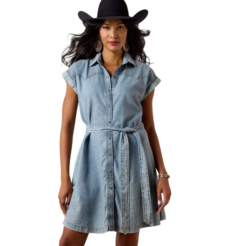 Ariat Women's Medium Blue Denim Hampton Dress 10073513
