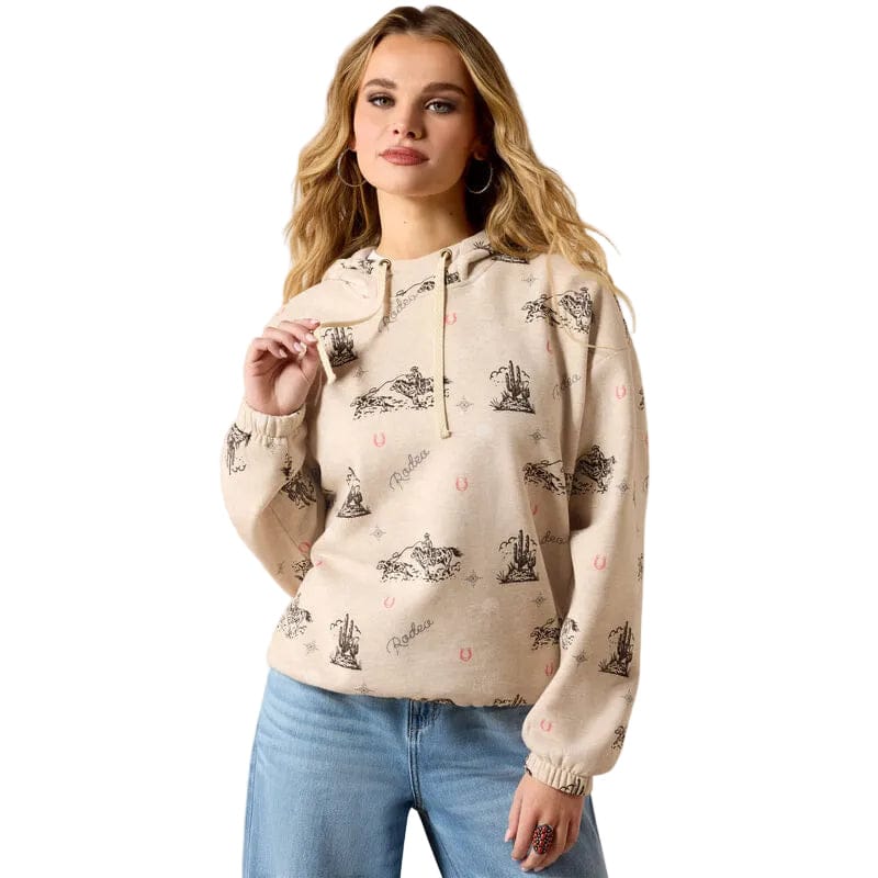 Ariat Women's Oatmeal Heather Essential Hoodie 10071164