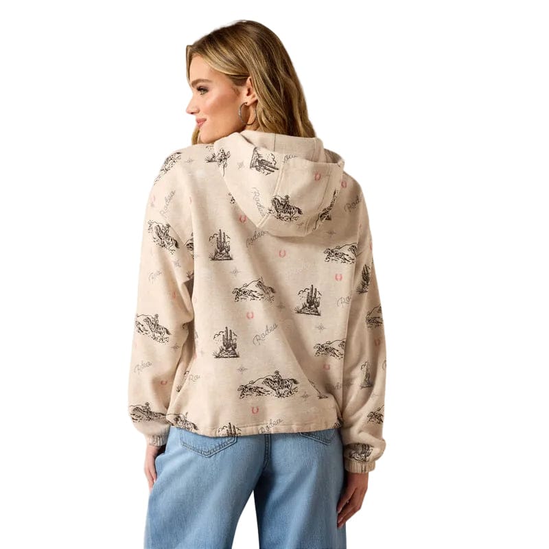 Ariat Women's Oatmeal Heather Essential Hoodie 10071164 - Image 2