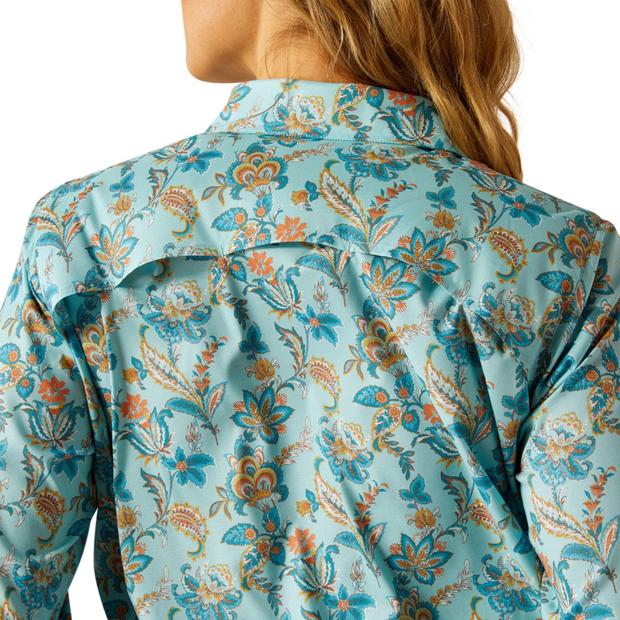 Ariat Women's Paisley Floral Ventek Button Down Shirt 10058801 - Image 4