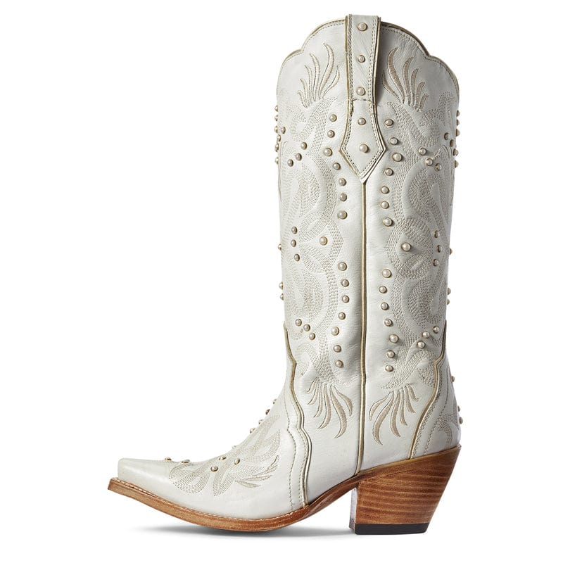 Ariat Women's Pearl White Snip Toe Western Boots 10031549 - Image 3