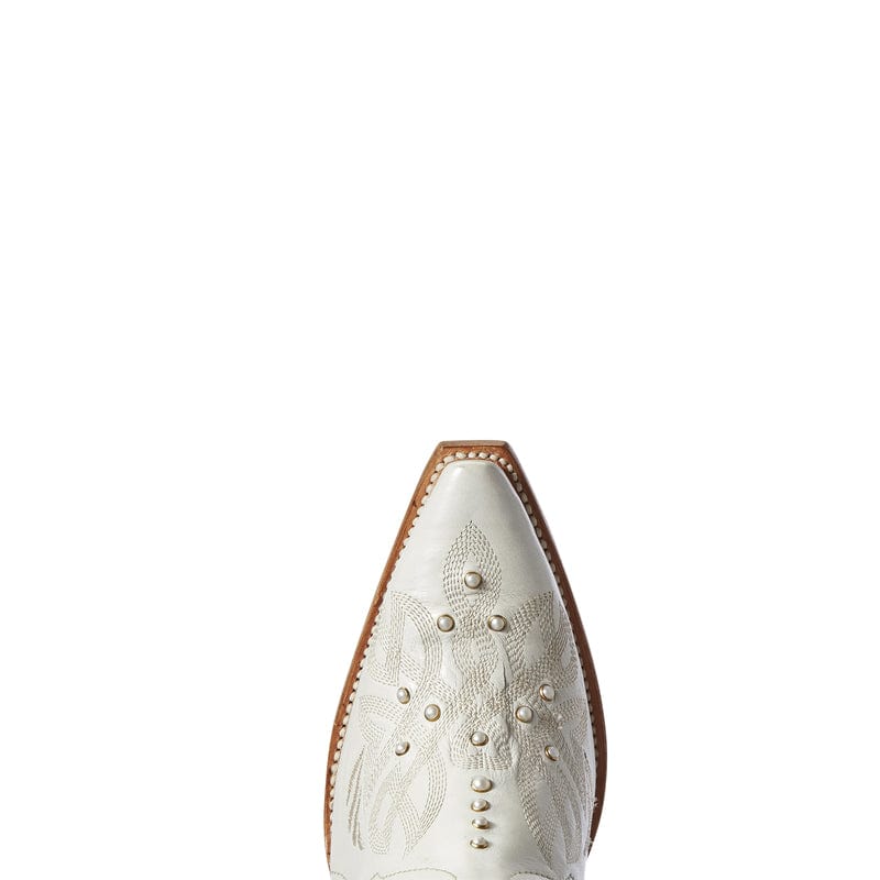 Ariat Women's Pearl White Snip Toe Western Boots 10031549 - Image 4