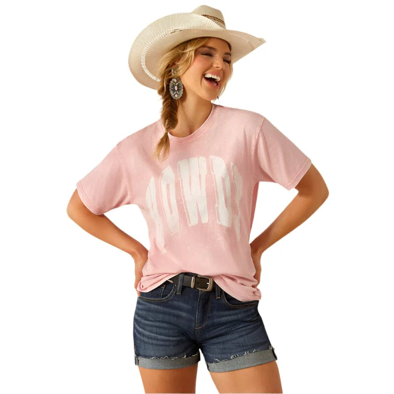 Ariat Women's Pink Howdy T-Shirt 10055130