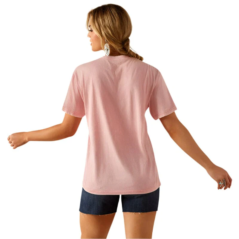 Ariat Women's Pink Howdy T-Shirt 10055130 - Image 2