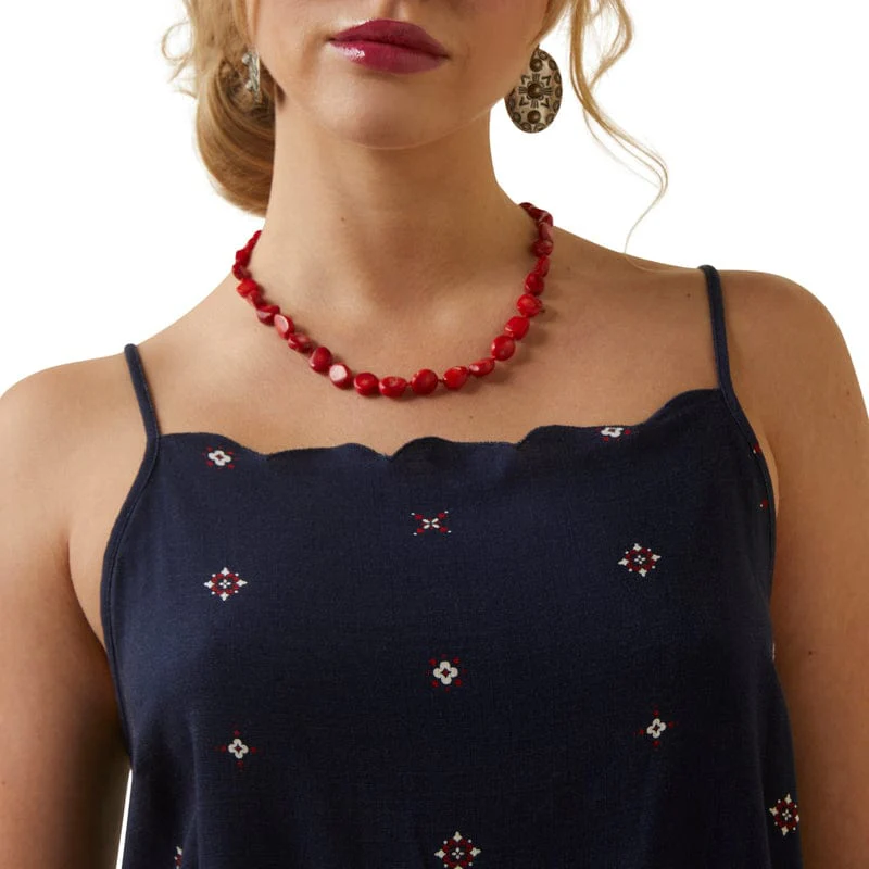 Ariat Women's Presley Navy Eclipse Tank Top 10045084 - Image 2
