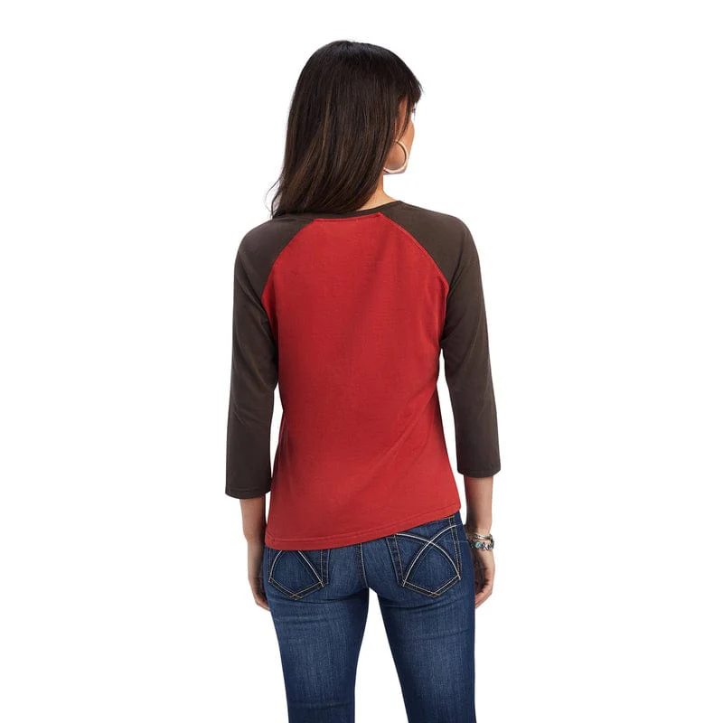 Ariat Women's REAL Arrow Bossa Nova Classic Fit Long Sleeve Shirt 10041300 - Image 3