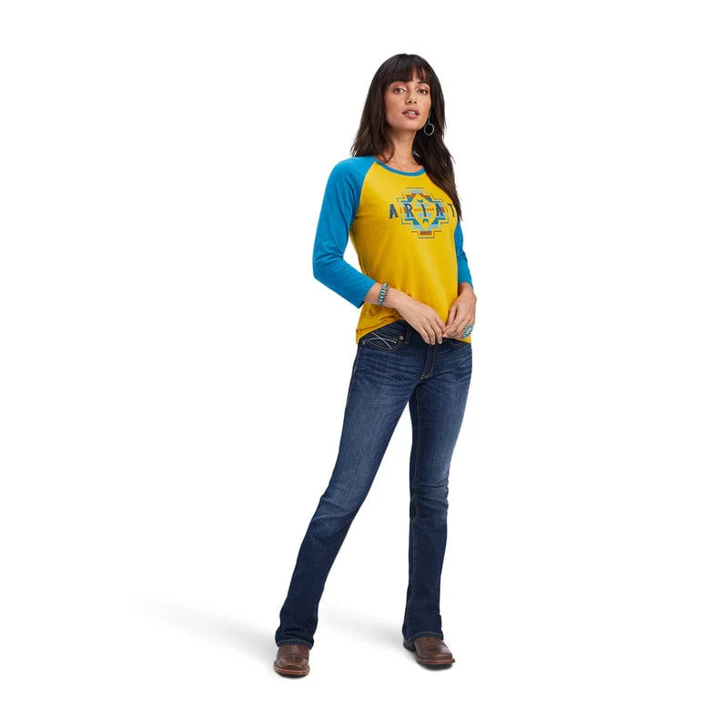 Ariat Women's REAL Rainbow Nugget Gold Classic Long Sleeve Shirt 10041295 - Image 5