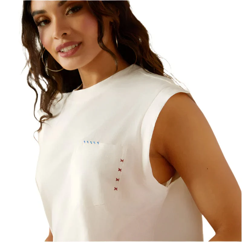 Ariat Women's Repaired Tee T-Shirt 10054580 - Image 4