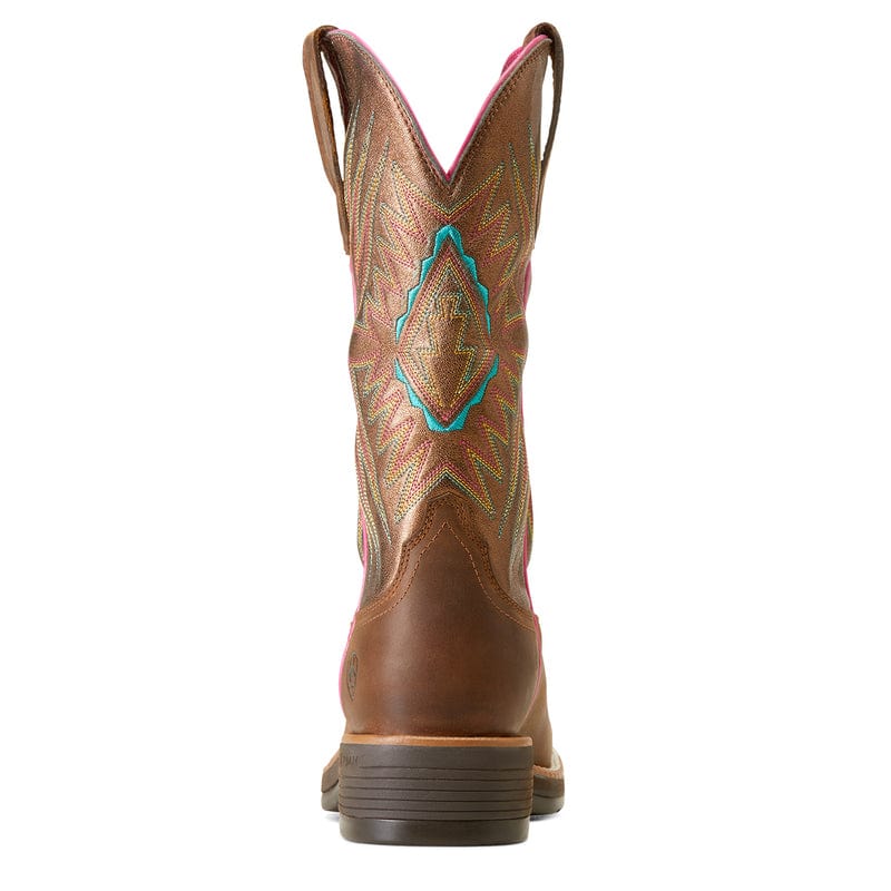 Ariat Women's Ridgeback Distressed Tan Square Toe Western Boots 10047059 - Image 5