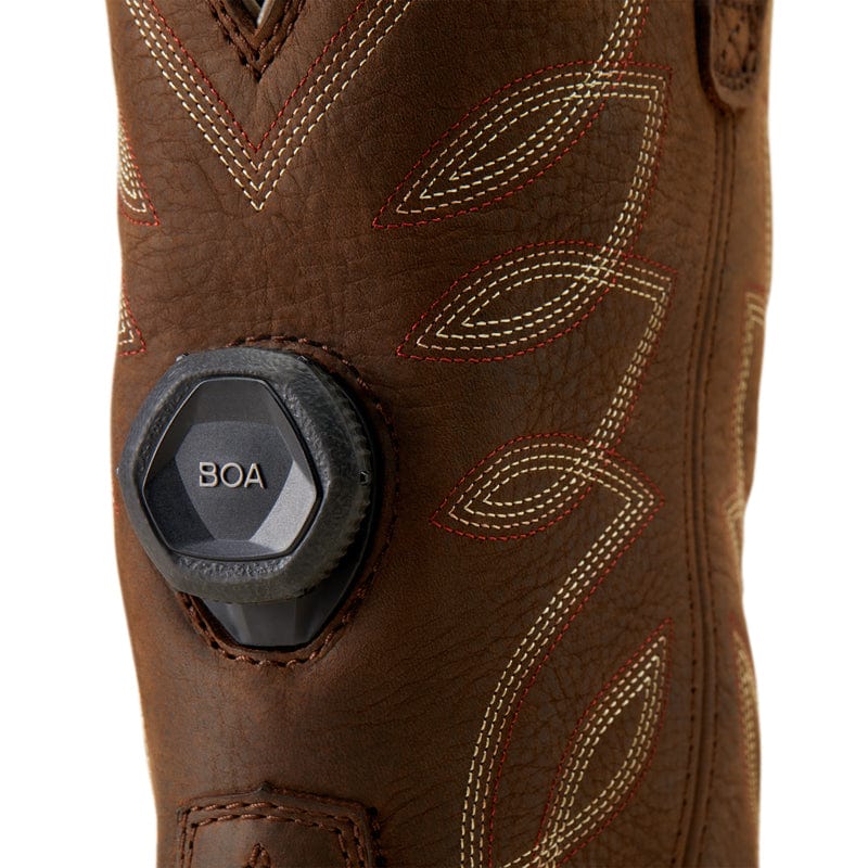Ariat Women's Riveter Dark Brown Waterproof Composite Toe Work Boots 10050831 - Image 4