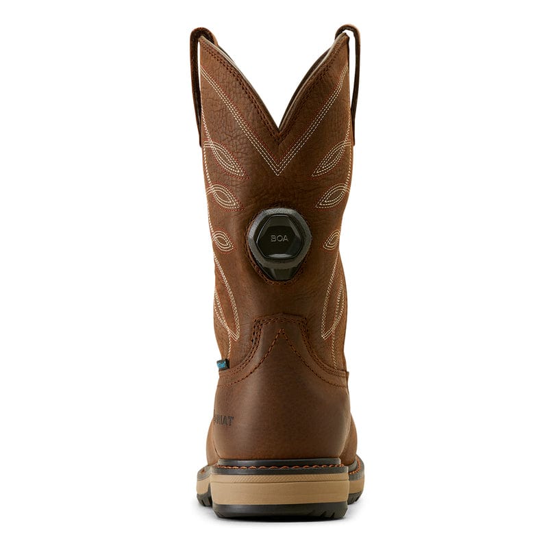 Ariat Women's Riveter Dark Brown Waterproof Composite Toe Work Boots 10050831 - Image 6