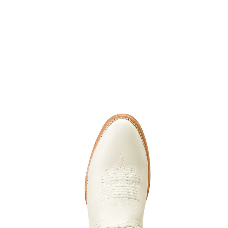 Ariat Women's Saylor StretchFit Blanco White Round Toe Western Boot 10046965 - Image 5