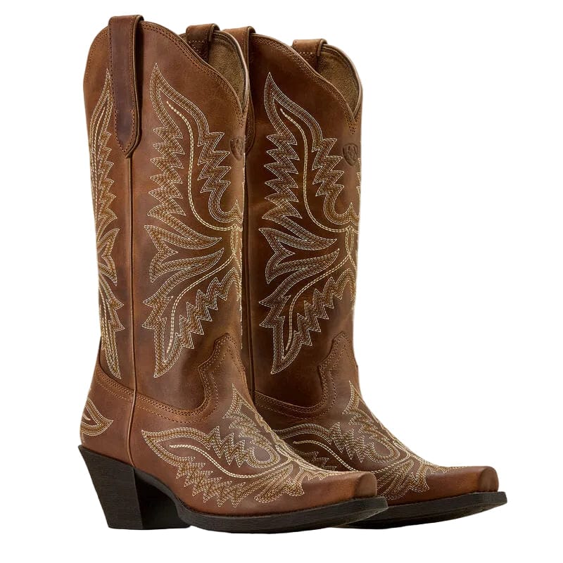 Ariat Women's Smoked Wheat Round Up Collins Western Boot 10074336 - Image 3